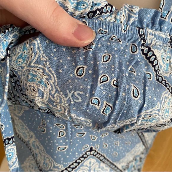 LA Hearts • Keyhole Corset Top in Blue Bandana - Picture 12 of 12